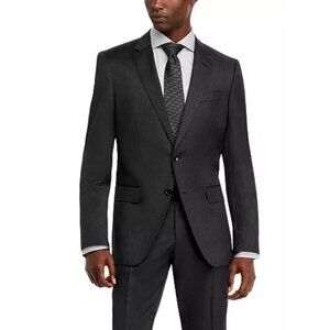 Hugo Boss Huge6/Genius 5 Trabaldo Togna 1840 - Stretch Tailoring Mens Charcoal G